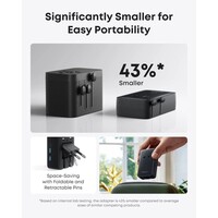 Putni adapter ANKER Nano 5-in-1, 20 W, crni