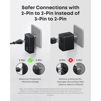 Putni adapter ANKER Nano 5-in-1, 20 W, crni