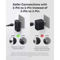 Putni adapter ANKER Nano 5-in-1, 20 W, crni