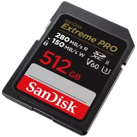 Memorijska kartica 512 GB, SANDISK Extreme PRO, SDXC, UHS-II