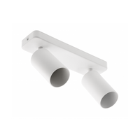 Stropna svjetiljka GTV SANTO BIS, GU10, max. 2 × 20 W, IP20, dvostruka, bijela