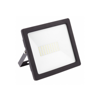 LED reflektor GTV G-TECH, 50 W, 4000 lm, 4000K, IP65, 120°, crni