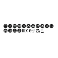 LED reflektor GTV G-TECH, 70 W, 5600 lm, 4000K, IP65, 120°, crni