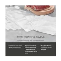 Set folija CASO za vakuumiranje, 5 kom, 16x23cm/20x30cm/30x40cm