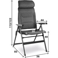 Kamp stolica BRUNNER Aravel Vitachic H2L M