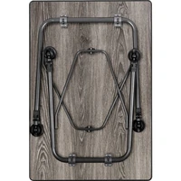 Kamp stol BRUNNER Linear Greywood 115, sivo crni
