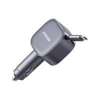 Auto punjač ANKER Nano, 75 W, s integriranim kabelom
