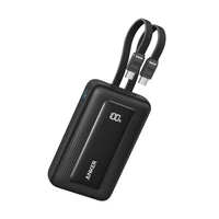 Prijenosna baterija ANKER Zolo, 20.000mAh, 45W, s ugrađenim USB-C kabelom, crna