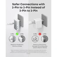 Putni adapter ANKER Nano 5-in-1, 20 W, bijeli