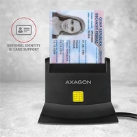 Čitač pametnih kartica AXAGON CRE-SM2, USB 2.0, Smart/ID, SD/microSD/SIM