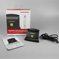 Čitač pametnih kartica AXAGON CRE-SM2, USB 2.0, Smart/ID, SD/microSD/SIM