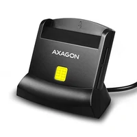 Čitač pametnih kartica AXAGON CRE-SM2, USB 2.0, Smart/ID, SD/microSD/SIM