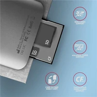 Čitač kartica AXAGON CRE-S3C, USB-C, UHS-II, SD/microSD/CF, USB 3.2 Gen1