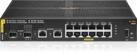 Switch HPE ARUBA CX 6000, 12G, 2xSFP, PoE+, 139W