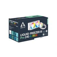 Vodeno hlađenje ARCTIC Liquid Freezer III Pro, 240mm, A-RGB, bijelo, za INTEL/AMD procesore
