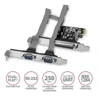 Kontroler AXAGON PCEA-PSN, PCI-E, 1x paralelni + 2x serijski, Low Profile