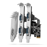 PCIe kontroler AXAGON PCEA-S4N, 4x serijski RS-232, Low Profile