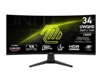 Monitor MSI MAG 346CQ, 34", UWQHD, VA, 180Hz, zakrivljeni