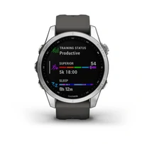 Pametni sat GARMIN fenix 7S, Stainless Steel/Graphite (010-02539-01)
