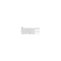 Tipkovnica LOGITECH K400+, bežična, s touchpadom, bijela