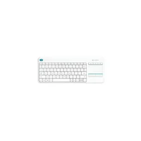 Tipkovnica LOGITECH K400+, bežična, s touchpadom, bijela