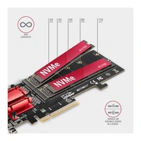 Kontroler AXAGON PCEM2-ND, PCI-E 3.0 x8, za M.2 NVMe SSD