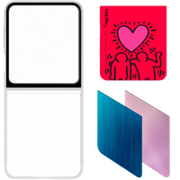 Maskica SAMSUNG Flipsuit Case za SAMSUNG Galaxy Z Flip 5 + Kh Card Love (EF-ZF731CTEGWW_LOVEKIT)