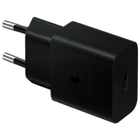 Punjač SAMSUNG USB-C Fast Charger 15W + USB-C kabel 1m, crni (EP-T1510XBEGEU)