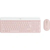 Tipkovnica i miš LOGITECH MK470 Slim Wireless Combo, roza