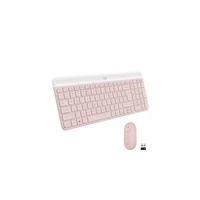 Tipkovnica i miš LOGITECH MK470 Slim Wireless Combo, roza
