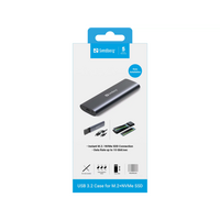 Kućište za SSD SANDBERG, USB 3.2, M.2 NVMe