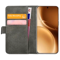Maskica MOBILIZE PU-Leather Book Case, za vivo X300 Pro, crna