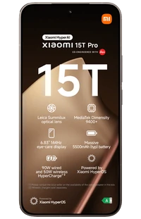 Mobitel XIAOMI 15T Pro, 6.83", 12/256GB, zlatni