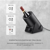 Vinska vitrina CASO VinoCase Black