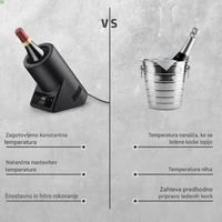 Vinska vitrina CASO VinoCase Black