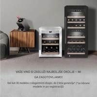 Vinska vitrina CASO VinoCase Black