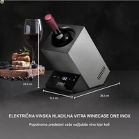 Vinska vitrina CASO WineCase One Black