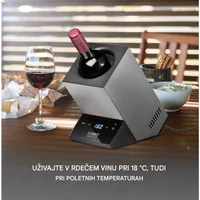 Vinska vitrina CASO WineCase One Black