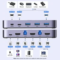 Prekidač UGREEN USB 3.0 KVM, za 1 monitor i 2 računala