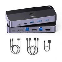 Prekidač UGREEN USB 3.0 KVM, za 1 monitor i 2 računala