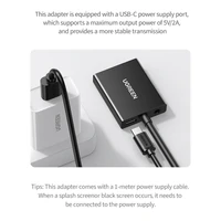 Adapter UGREEN VGA na HDMI, 1080P