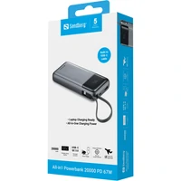 Powerbank SANDBERG All-in-1 20.000mAh PD67W