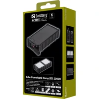 Powerbank SANDBERG Solar CampLED 20.000mAh
