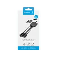Adapter SANDBERG USB-C/A na 2xUSB-A + 2xUSB-C