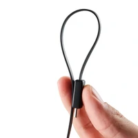 Punjač INTENSO 65W GaN, s ugrađenim USB-C kabelom, crni