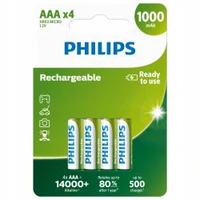 Punjive baterije PHILIPS AAA, 4 kom, 1000mAh
