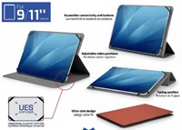 Navlaka za tablet PORT Noumea II, 9"-11", terakota