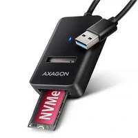 Adapter za SSD AXAGON ADM2-AM, M.2 SATA/NVMe na USB-A 3.2 Gen2