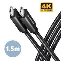 Kabel AXAGON BUCM32-CM15AB, USB-C na USB-C 3.2 Gen2, 1.5m, crni