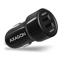 Auto punjač AXAGON PWC-5V5, 2xUSB-A, 5V/2.4A + 2.4A, 24W, crni